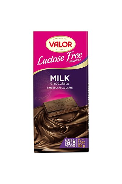 VALOR Ciocolata cu lapte fara lactoza si fara gluten 100 g