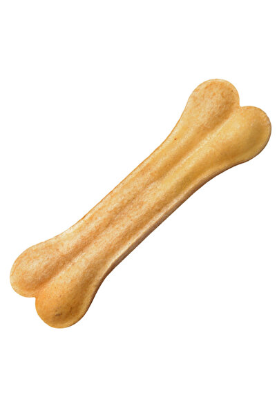 4dog Os din piele presata pentru caini 15 cm,