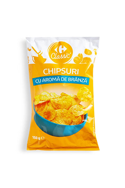 Crf Clasic Chipsuri cu branza Carrefour Classic, 150g