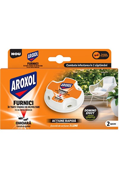 Aroxol Gel FX3 contra furnicilor, capcane, 2 buc