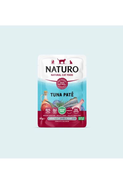 Naturo Hrana umeda pentru pisici Pate Ton 85g