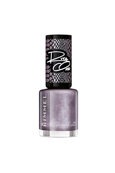 RIMMEL LONDON Lac de Unghii Rimmel London 60 Seconds Super Shine, 811 Hot Met...