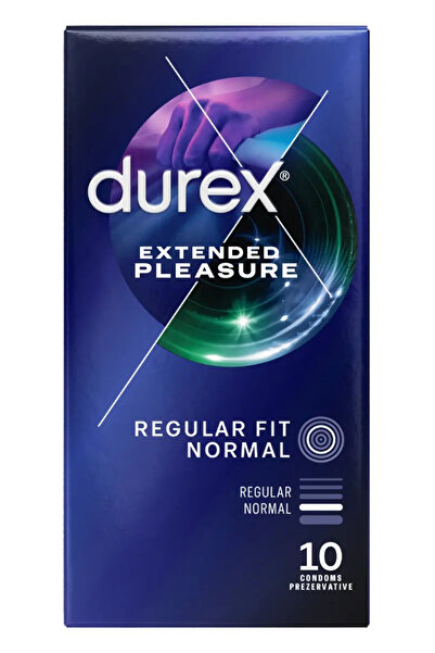 Durex Extended Pleasure Condoms, 10 pieces