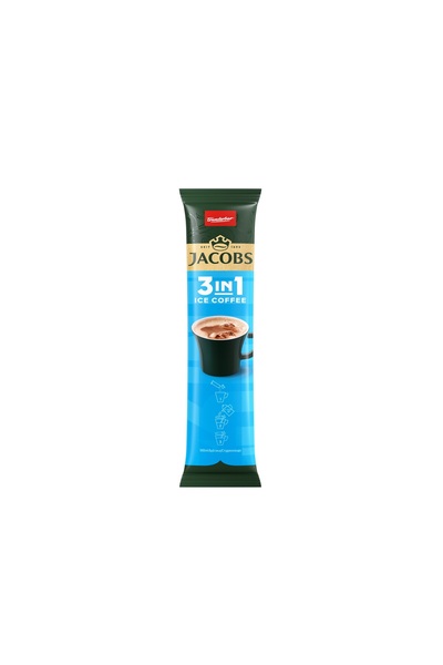Jacobs Пакетче разтворимо кафе, 3 в 1 Студено кафе, 12.7 г