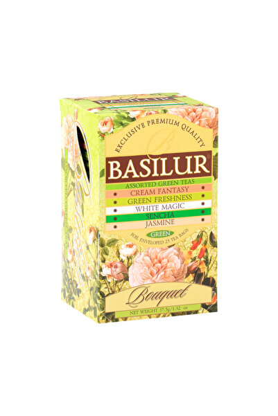 Basilur Ceai verde asortat 25 plicuri