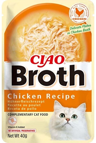 Ciao Hrana umeda pisici Chicken Broth, 40g