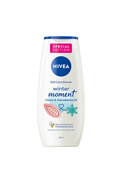NIVEA Gel de dus Winter Moment cu ulei de Macadamia si Cacao, 250ml