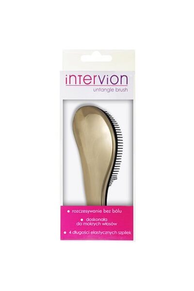 Intervion Perie de par InterVion, maner metalic, 1 bucata