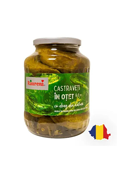 Raureni Cucumbers in vinegar 6-9cm 1.6kg