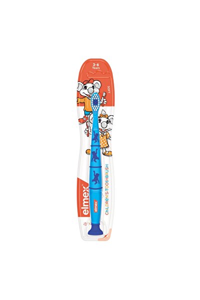 Elmex Periuta de dinti Kids pentru copii 3-6 ani, cu peri moi, 1 bucata
