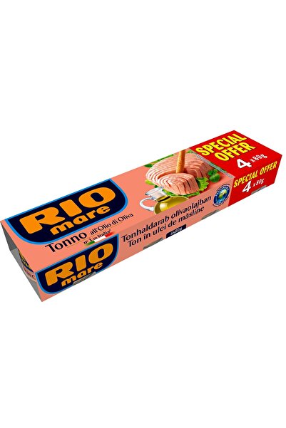 RIO MARE Ton in ulei masline Rio Mare 4x80g, 320g