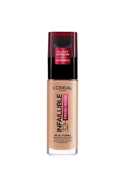 L'oreal Fond de ten rezistent la transfer Paris Infaillible 32H Fresh Wear 220 Sand, 30 ml