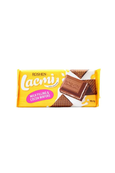 Lacmi Ciocolata napolitana cu lapte Roshen Lacmi, 90 g