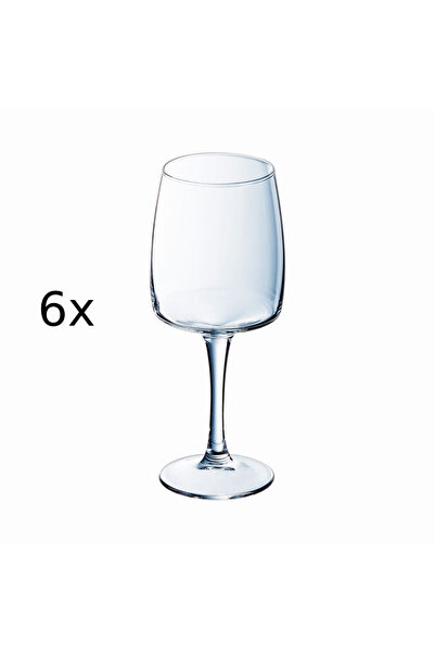 Luminarc Set of 6 white wine glasses Equip Home Luminarc, glass, 24 cl, Trans...