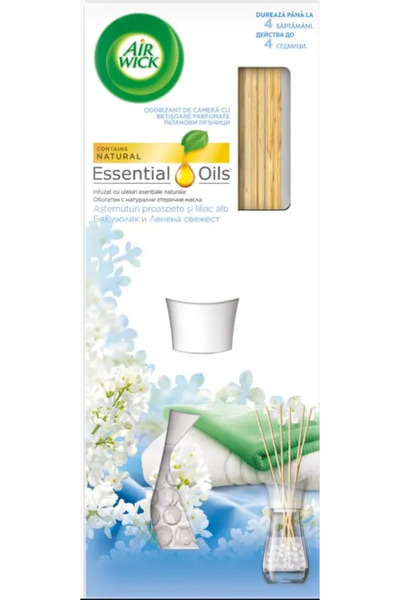 Air Wick Odorizant de camera Air Wick cu bete de ratan Cool Linen 25 ml