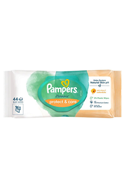 Pampers Pachet 44 servetele umede Harmonie Protect & Care