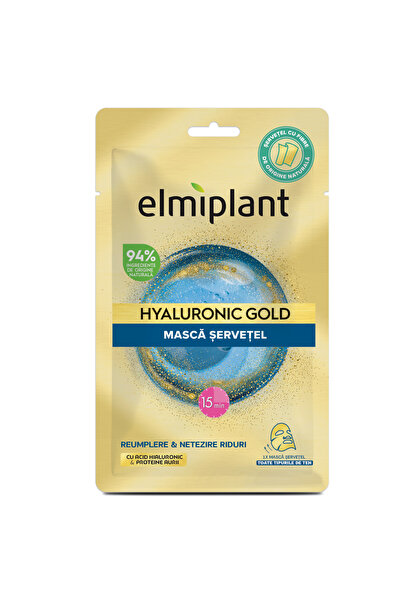 ELMIPLANT Hyaluronic Gold sheet mask