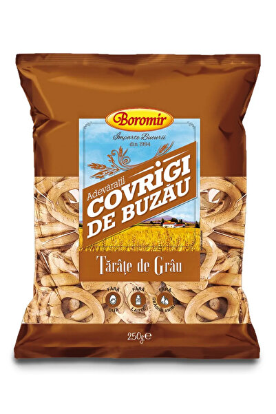 Boromir Covrigi de Buzau cu tarate 250 g