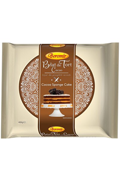 Boromir Blat de tort cu cacao 400g