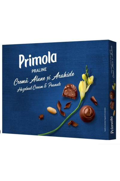Primola Praline cu crema de alune si arahide 99.5g