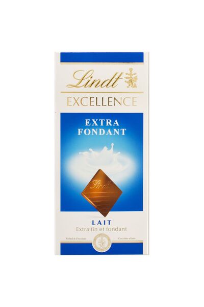 Lindt Ciocolata Excellence cu lapte si extra fondant, 100g