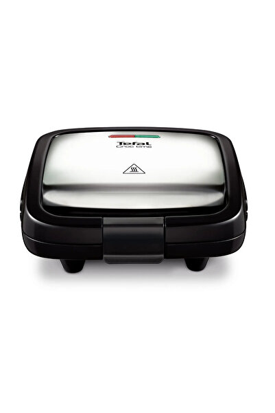 TEFAL Sandwich-Maker Croc Time SM193D34, Grill, 700 W, Inox / Negru