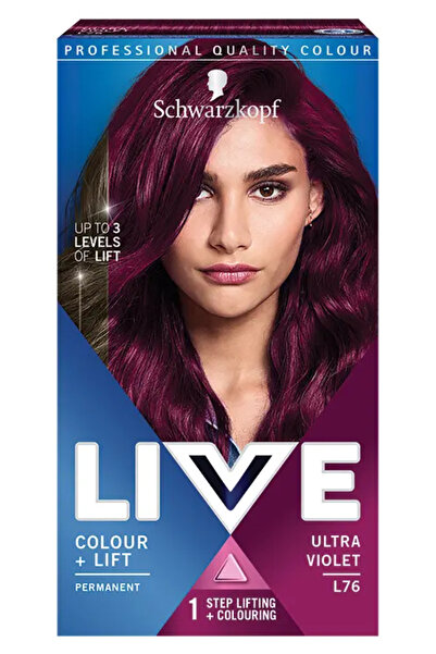 Live Vopsea de par Schwarzkopf Intense Color Color Lift L76 Ultra Violet