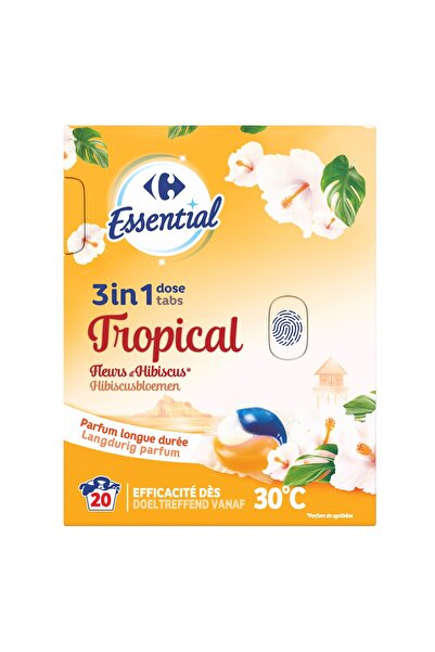 Carrefour Detergent automat capsule ,20 buc, Essential