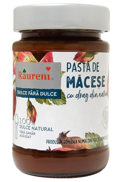 Raureni Pasta de macese fara zahar Raureni, 240g