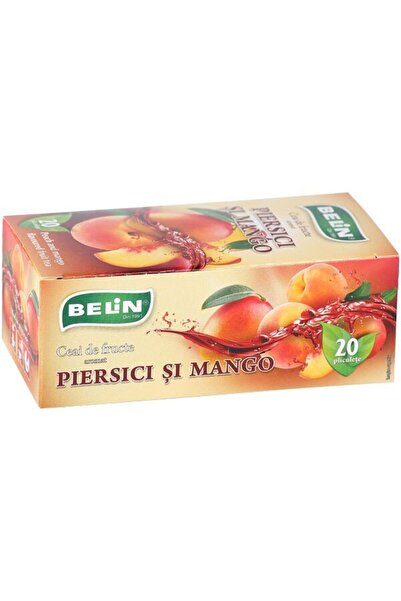 BELİN Ceai Piersici si Mango, 20 plicuri, 40g
