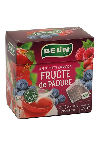 BELİN Ceai Fructe de padure, 20 plicuri piramidale, 40g