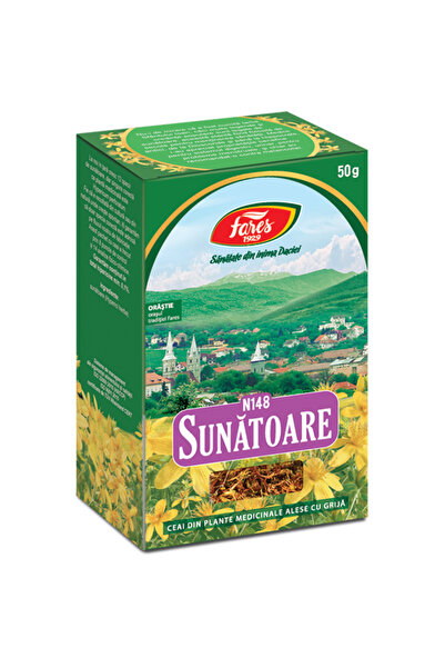 Fares Ceai de sunatoare-iarba, la punga, 50g