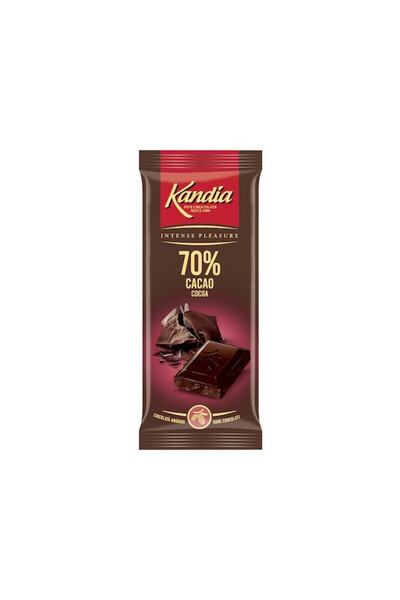Kandia Ciocolata amaruie 70% cacao 80g