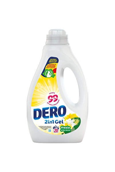 Dero Detergent automat lichid 2in1 Frezie, 20 spalari, 1l