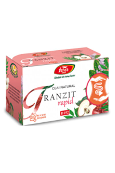 Fares Ceai Tranzit Rapid, 20 plicuri