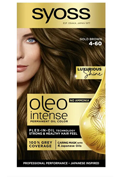 SYOSS OLEO Vopsea de par Syoss oleo intense 4-60 saten auriu