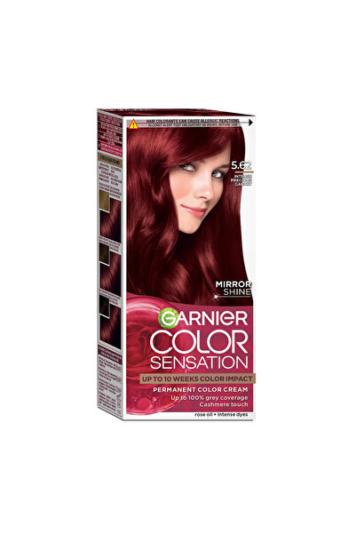 Garnier Color Sensation permanent hair dye 5.62 Intense Precious Cherry, with ammonia 110 ml