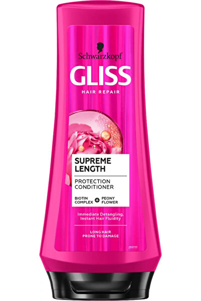 Gliss Balsam Supreme Length pentru par predispus deteriorarii, 200ml