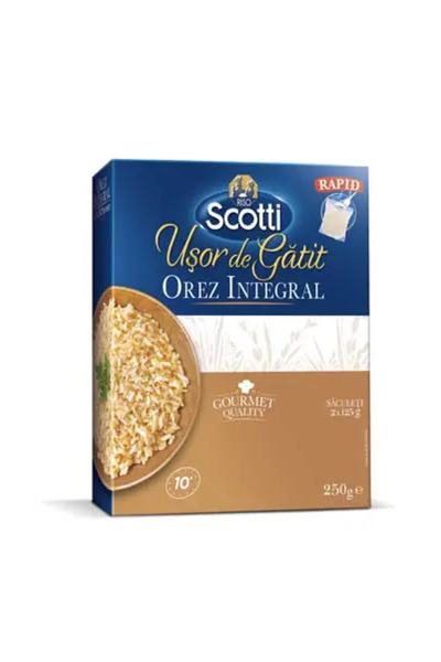 Riso Scott Orez Riso Scotti Usor de Gatit Integral 250g