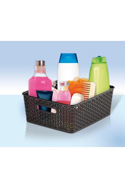 CURVER Stackable storage box 13L, My Style Rattan model,