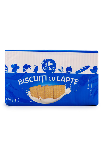 Carrefour Classic Biscuti cu lapte 450g Carrefour Classic