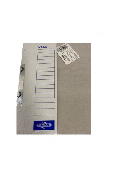 PAPERLAND Set of 10 1/2 stapled folders, cardboard, White