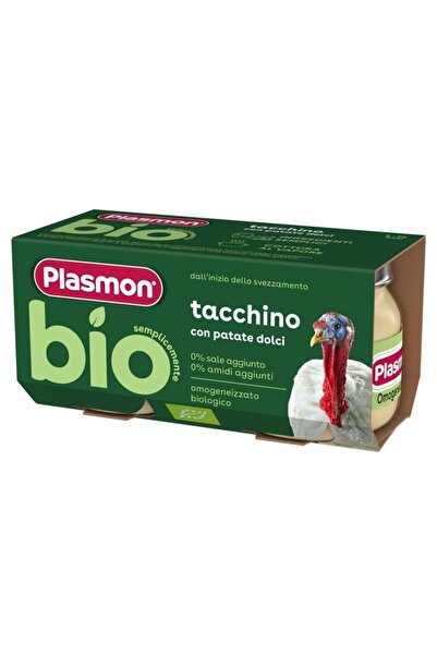 Plasmon Pachet Piure Bio curcan si cartofi, 2x80g