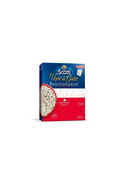 Riso Scott Orez Basmati si Salbatic Riso Scotti Usor de gatit, 250 g