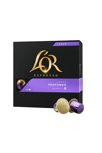 lor Cafea capsule L'OR Espresso Lungo Profondo, 20 bauturi x 110 ml, 104 g