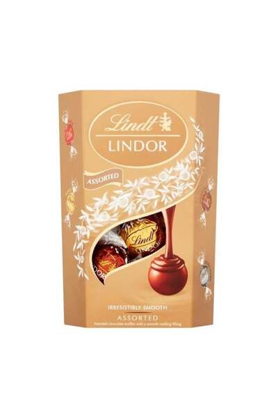 Lindt Bomboane de ciocolata Lindor asortate 200g