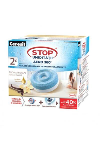 Ceresit Rezerva absorbant umiditate Aero 360, vanilie,