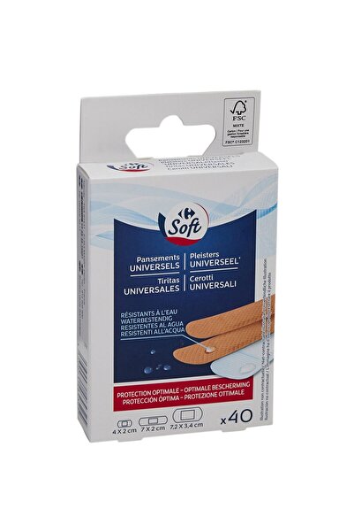 Crf Soft Plasturi universali Carrefour Soft 40 bucati
