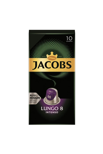 Jacobs Cafea capsule Lungo Intenso, 10 bauturi x 40 ml, 52 g