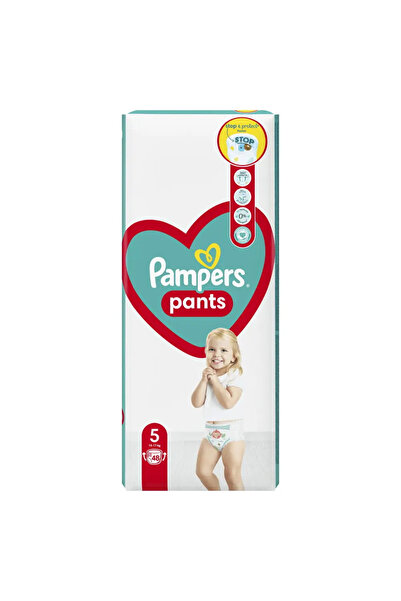Pampers Scutece chilotel Pants Jumbo Pack Marimea 5, 12-17 kg, 48 buc